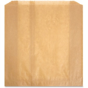 Hospeco All-in-one Waste Receptacle Paper Liners - 9" Width x 10" Length x 3.25" Depth - Brown - Paper, Wax - 250/Carton - Waste Disposal