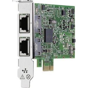 HPE Gigabit Ethernet Card - 10/100/1000Base-T - PCI Express x1 - 2 Ports - 2 - Twisted Pair