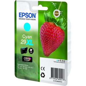 Epson Claria 29XL Ink Cartridge - Cyan - Inkjet - High Yield - 450 Page - 1 / Pack
