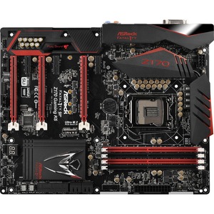 Fatal1ty Z170 Gaming K6 Desktop Motherboard - Intel Z170 Chipset - Socket H4 LGA-1151 - ATX - 1 x Processor Support - 64 GB DDR4 SDRAM Maximum RAM - 3.20 GHz O.C. M