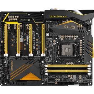 ASRock Z170 OC Formula Desktop Motherboard - Intel Z170 Chipset - Socket H4 LGA-1151 - ATX - 1 x Processor Support - 64 GB DDR4 SDRAM Maximum RAM - 3.40 GHz O.C. Mem