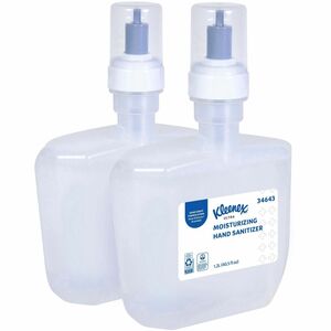 Kleenex Ultra Hand Sanitizer Foam - 40.6 fl oz (1200 mL) - Bacteria Remover - Hand, Skin - Moisturizing - Clear - Dye-free, Quick Drying, Non-sticky, Fragrance-free - 2 / Cart