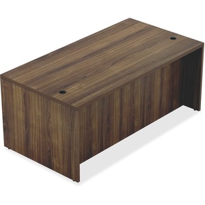 Lorell Chateau Series Walnut Laminate Desking Table Desk