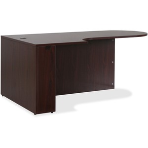 Lorell Essentials Left Peninsula Desk Box 1 of 2