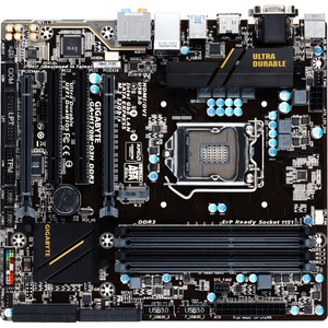 Gigabyte Ultra Durable GA-B150M-HD3 DDR3 Desktop Motherboard - Intel B150 Chipset - Socket H4 LGA-1151 - Micro ATX - 1 x Processor Support - 16 GB DDR3 SDRAM Maximum