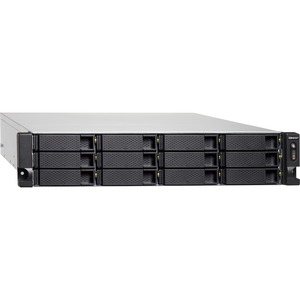 QNAP Turbo NAS TS-1263U-RP 12 x Total Bays NAS Server - 2U - Rack-mountable - AMD Quad-core