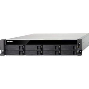 QNAP Turbo NAS TS-863U 8 x Total Bays NAS Server - 2U - Rack-mountable - AMD Quad-core 4 Core 2 GHz - 4 GB RAM DDR3L SDRAM - Serial ATA/600 - RAID Supported 0, 1,