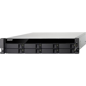 QNAP Turbo NAS TS-863U-RP 8 x Total Bays NAS Server - 2U - Rack-mountable - AMD Quad-core 4 Core 2 GHz - 4 GB RAM DDR3L SDRAM - Serial ATA/600 - RAID Supported 0,