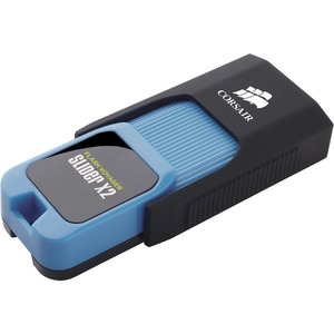 Corsair Flash Voyager Slider X2 64 GB USB 3.0 Flash Drive - Blue