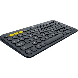 Logitech K380 Keyboard - Wireless Connectivity - Bluetooth - Black