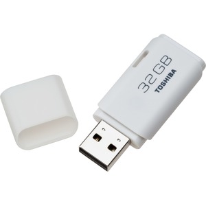 Toshiba TransMemory 32 GB USB 2.0 Flash Drive - White