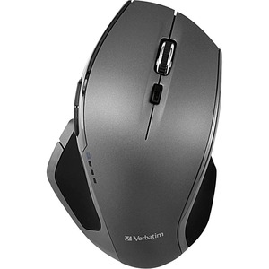 Verbatim Mouse - Blue LED - Wireless - 8 Buttons - Computer