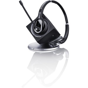 Sennheiser DW Pro2 USB ML EU Wireless DECT 50 mm Stereo Headset - Over-the-head - Circumaural - Black - 180 m