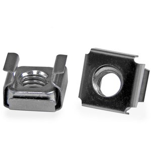 StarTech.com M6 Cage Nuts - 100 Pack - M6 Mounting Cage Nuts for Server Rack Andamp; Cabinet
