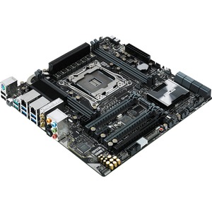 Asus X99-M WS Desktop Motherboard - Intel X99 Chipset - Socket LGA 2011-v3 - Micro ATX - 1 x Processor Support - 64 GB DDR4 SDRAM Maximum RAM - 3.20 GHz O.C., 3 GHz
