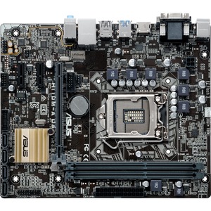 Asus H110M-A D3 Desktop Motherboard - Intel H110 Chipset - Socket H4 LGA-1151 - Micro ATX - 1 x Processor Support - 32 GB DDR3 SDRAM Maximum RAM - 1.87 GHz O.C., 1.6