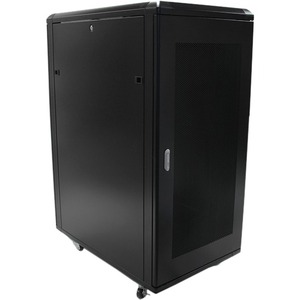 StarTech.com 25U 36in Knock-Down Server Rack Cabinet with Casters - Steel, Aluminium - 815 kg x Maximum Weight Capacity