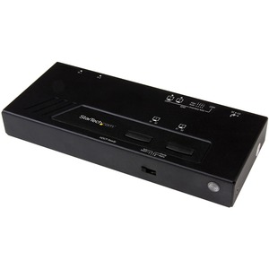 StarTech.com 2x2 HDMI Matrix Switch - 4K with Fast Switching, Auto-sensing and Serial Control