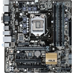 Asus Q170M-C Desktop Motherboard - Intel Q170 Chipset - Socket H4 LGA-1151 - Micro ATX - 1 x Processor Support - 64 GB DDR4 SDRAM Maximum RAM - 2.13 GHz Memory Speed