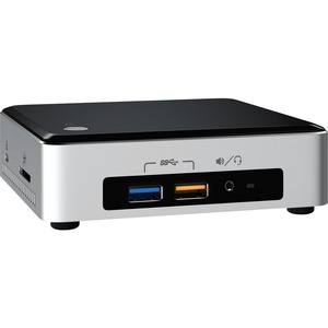 Intel NUC NUC6i5SYK Desktop Computer - Intel Core i5 6th Gen i5-6260U 1.80 GHz DDR4 SDRAM - Black, Silver - Intel Iris Graphics 540 Graphics - Wireless LAN - Bluet