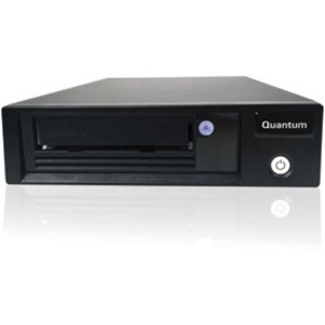 Quantum LTO-7 Tape Drive - 6 TB Native/15 TB Compressed - Black - 6Gb/s SAS - 133.35 mm Width - 1/2H Height - 1U Rack Height - Rack-mountable - 300 MB/s Native -