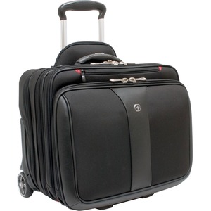 Wenger PATRIOT Carrying Case Roller for 43.2 cm 17inch Notebook - Black - 2 x Pieces per Set