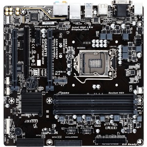 Gigabyte Ultra Durable GA-Q170M-D3H Desktop Motherboard - Intel Q170 Chipset - Socket H4 LGA-1151 - Micro ATX - 1 x Processor Support - 64 GB DDR4 SDRAM Maximum RAM