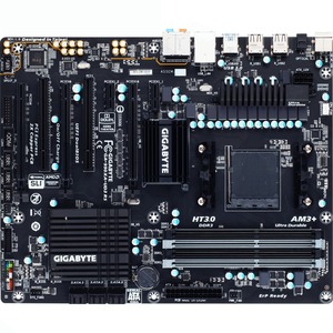 Gigabyte Ultra Durable GA-990XA-UD3 R5 Desktop Motherboard - AMD 990X Chipset - Socket AM3plus - ATX - 1 x Processor Support - 32 GB DDR3 SDRAM Maximum RAM - 2 GHz O.C.