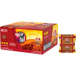 Folgers® Ground Colombian Coffee - Medium/Dark - 1.4 oz - 40 / Carton