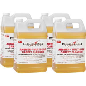 Franklin Chemical Answer Multi-Use Carpet Cleaner - Concentrate Liquid - 128 fl oz (4 quart) - Fresh Herbal Scent - 4 / Carton