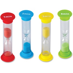 Teacher Created Resources Small Sand Timers Set - Skill Learning: Timing - 4 Pieces - 4 / Pack