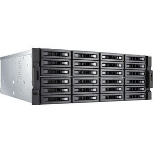 QNAP Turbo NAS TVS-EC2480U-SAS-RP R2 24 x Total Bays SAN/NAS Server - 4U - Rack-mountable - Intel Xeon E3-1246 v3 Quad-core 4 Core 3.50 GHz - 8 GB RAM DDR3 SDRAM -