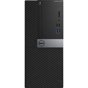 Dell OptiPlex 3040 Desktop Computer - Intel Core i3 6th Gen i3-6100 3.70 GHz - Mini-tower - Black - 4 GB DDR3L SDRAM RAM - 500 GB HDD - DVD-Writer DVDAndamp;#177;R/Andamp;#177