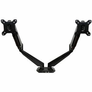 StarTech.com Mounting Arm for Monitor - Black - Height Adjustable - 2 Display(s) Supported - 12" to 32" Screen Support - 33.07 lb Load Capacity - 75 x 75, 100 x 100 - Aluminum