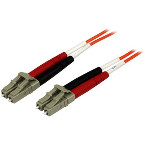 StarTech.com 1m Fiber Optic Cable - Multimode Duplex 50/125 - OFNP Plenum - LC/LC - OM2 - LC to LC Fiber Patch Cable - First End: 2 x LC Male Network - Second End: 2