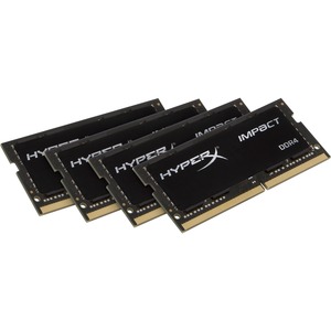 Kingston HyperX Impact RAM Module - 64 GB 4 x 16 GB - DDR4 SDRAM - 2133 MHz DDR4-2133/PC4-17000 - 1.20 V - Non-ECC - Unbuffered - CL14 - 260-pin - SoDIMM