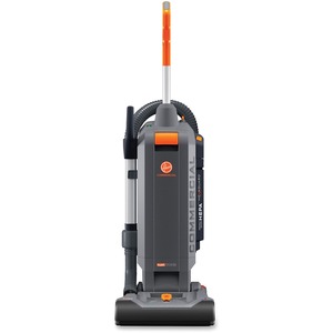 Hoover HushTone 13Plus Upright Vacuum - 1200 W Motor - Bagged - Filter, Nozzle, Brushroll - 13" Cleaning Width - 40 ft Cable Length - 8 ft Hose Length - HEPA - 12 V DC - 10 A