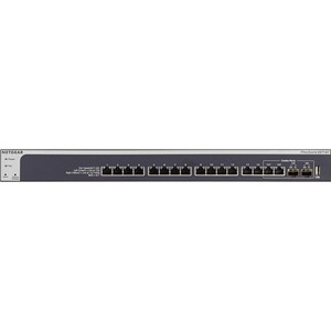 Netgear ProSafe XS716T 16 Ports Manageable Ethernet Switch - 2 x Expansion Slots - 10GBase-X, 10GBase-T - Uplink Port - Modular - 16 x Network, 2 x Expansion Slot -