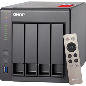 QNAP Turbo NAS TS-451plus 4 x Total Bays SAN/NAS Storage System - Tower - Intel Celeron Quad-core 4 Core 2 GHz - 4 x HDD Supported - 4 x HDD Installed - 16 TB Install