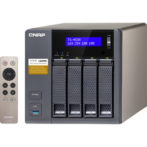 QNAP Turbo NAS TS-453A 4 x Total Bays SAN/NAS Storage System - Tower - Intel Celeron N3150 Quad-core