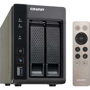 QNAP Turbo NAS TS-253A 2 x Total Bays SAN/NAS Storage System - Tower - Intel Celeron Quad-core 4 Core 1.60 GHz - 2 x HDD Installed - 4 TB Installed HDD Capacity -