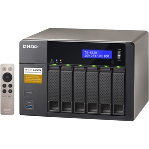 QNAP Turbo NAS TS-653A 6 x Total Bays SAN/NAS Storage System - Tower Intel Celeron N3150 Quad-core