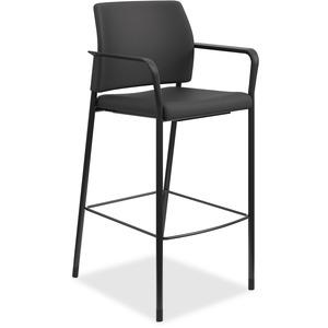 HON Accommodate Cafe Stool, Fixed Arms