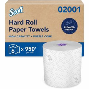 Scott Essential High Capacity Hard Roll Paper Towels with Absorbency Pockets