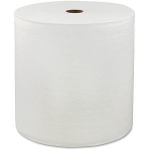 LoCor Paper Hardwound Roll Towels - 1 Ply - 7" x 850 ft - White - 6 Rolls Per Carton - 6 / Carton