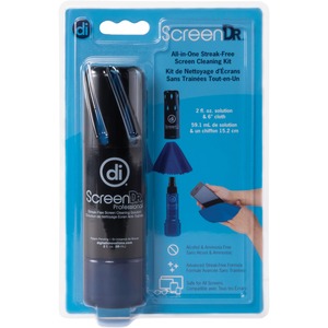 ScreenDr 2oz. Screen Cleaning Kit - For MP3 Player, Smartphone, Tablet, Display Screen, Electronic Equipment - 2 fl oz - Abrasion-free, Streak-free - MicroFiber - 1 Each