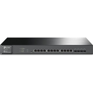 TP-LINK JetStream T1700X-16TS 12 Ports Manageable Ethernet Switch - 12 Network, 4 Expansion Slot - Modular - Optical Fiber, Twisted Pair - 3 Layer Supported - Standa