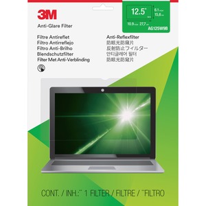 3M Standard Screen Filter - Clear, Matte - For 31.8 cm 12.5inch Widescreen Notebook - 16:9