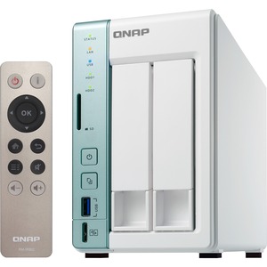 QNAP Turbo NAS TS-251A 2 x Total Bays SAN/NAS Storage System - Intel Celeron N3060 Dual-core