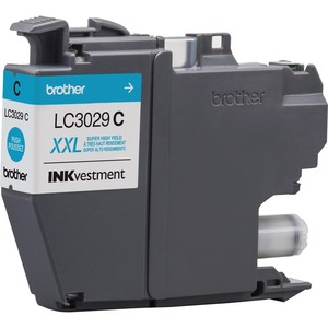 Brother Genuine LC3029C INKvestment Super High Yield Cyan Ink Cartridge - Inkjet - Super High Yield - Cyan